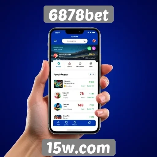 Funcionalidades do aplicativo móvel do 6878bet